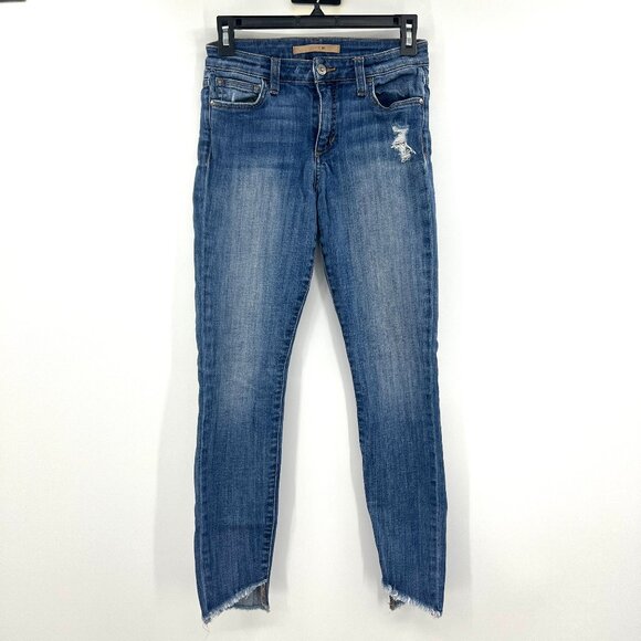 Joe's Jeans Maeve Medium Wash Step Hem Jeans Women's 26 - Picture 1 of 6